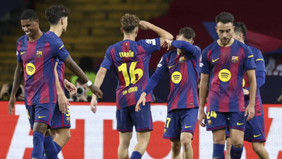 Barcelona'dan 6 gollü galibiyet