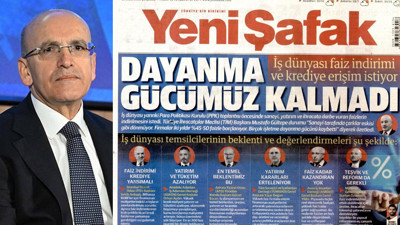 Yeni Şafak, Mehmet Şimşek eleştirilerinde el yükseltti