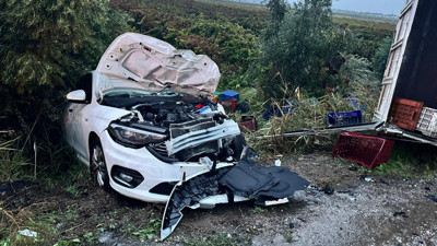 Manisa'da korkunç kaza! 2 kişi öldü, 3 kişi yaralandı