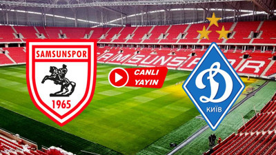 Samsunspor - Dinamo Kiev maçı nereden canlı izlenir! TRT 1 canlı maç yayını