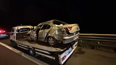 TEM Otoyolu’nda feci kaza: 1’i ağır 3 yaralı