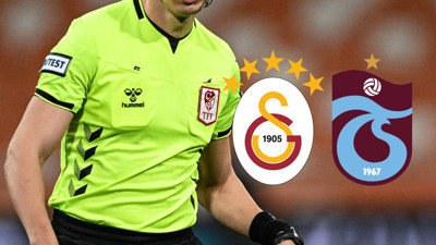 Galatasaray - Trabzonspor maçının hakemi belli oldu! Dev maçı Cihan Aydın yönetecek