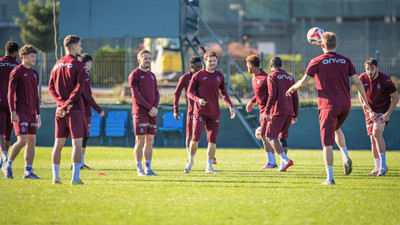 Trabzonspor, Galatasaray hazırlıklarını sürdürdü