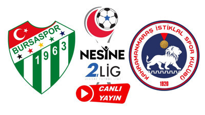 Bursaspor - Kahramanmaraş İstiklal Spor maçı nereden canlı izlenir! Bi Kanal canlı maç yayını