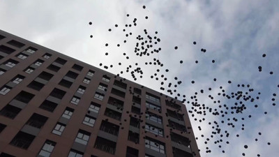 Bursa’da 3 bin 500 aile gökyüzüne siyah balon bıraktı!