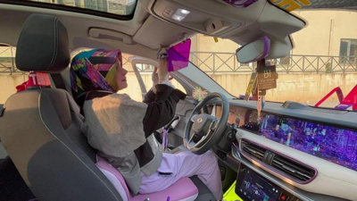 TOGG'u modifiye eden kadın şoför gündem oldu: Boyadı, değiştirdi, dönüştürdü...