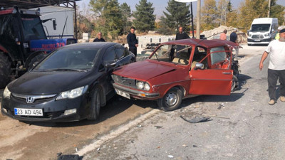 Elazığ’da feci kaza: 1 ölü