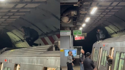 İstanbul'da metroda ilginç anlar!