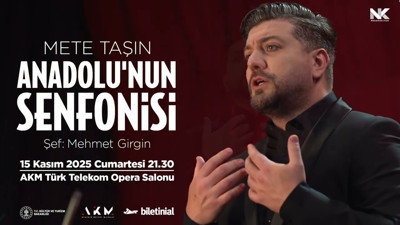 Anadolu'nun Senfonisi konserine yazarlar konuk oluyor! Mete Taşın’dan sanatçı dayanışması