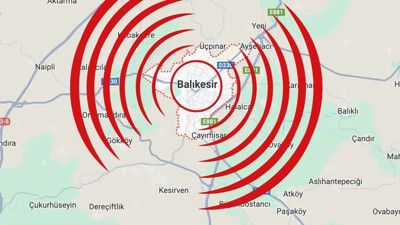 Balıkesir'de peş peşe 3 deprem