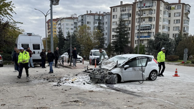 Eskişehir'de ölümlü trafik kazası: İşte o görüntüler