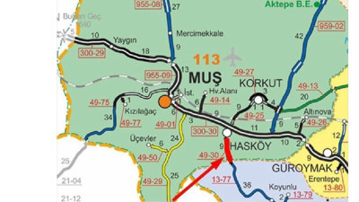 Muş’ta yoğun kar yağışı: Hasköy-Mutki yolu ulaşıma kapandı