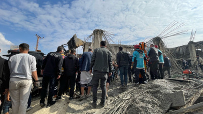 Şanlıurfa'daki inşaatta çökme meydana geldi! En az 2 işçinin göçük altında