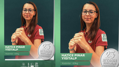 Hatice Pınar Yiğitalp'ten gümüş madalya