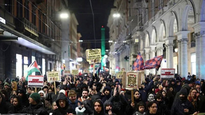 İtalya'da İsrail takımı Maccabi Tel Aviv'e protesto