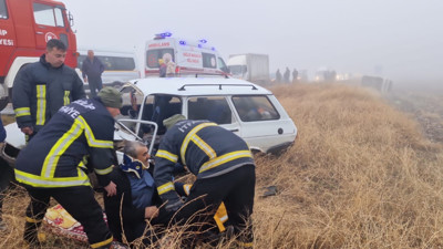 Çorum'da kaza oldu! 5 kişi yaralandı