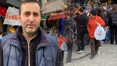 Eskişehir'de ilginç pazarlama taktiği! Dükkan önü kalabalık görünsün diye