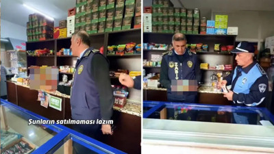 Raftaki ürünler zabıtayı bile şaşırttı: 'Satılmaması lazım, derhal kaldırın'