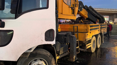 Şırnak’ta vinç 6 araca çarptı! 7 kişi yaralandı