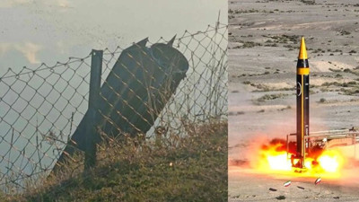 Hatay'a düşen füzenin ayrıntıları belli oldu! MSB açıkladı...