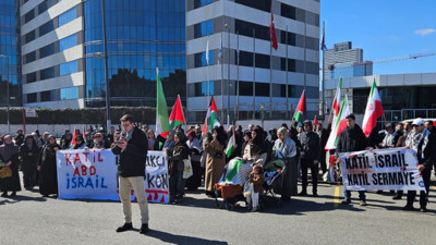İstanbul’da REPKON protesto edildi: ‘Siyonistleri besleyen tüm damarları kesin’