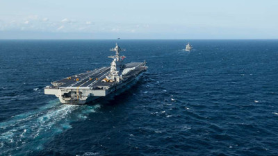 USS Gerald R. Ford uçak gemisi Kızıldeniz'den çekildi: Yemen geçit vermedi