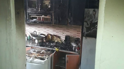 Ordu’da ev yangınında tüp patladı: 5 yaralı