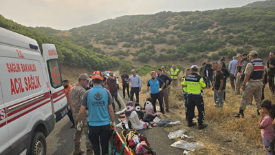Bingöl'de minibüs devrildi! 10 kişi yaralandı