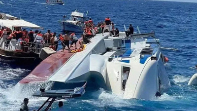 Girne açıklarında batan gemide can kaybı 15'e yükseldi
