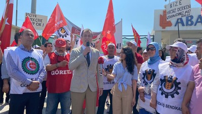 Lezita işçilerine destek ziyareti