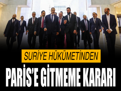 Bölücü konferansa Şam'dan tepki: ‘Paris'teki toplantılara katılmayacağız!’