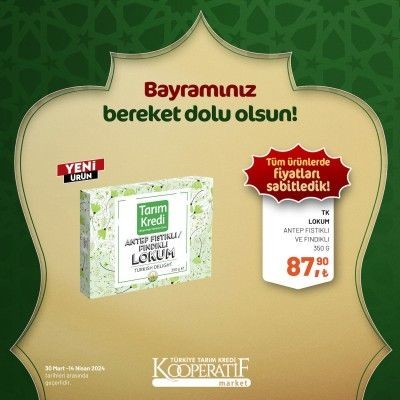 Tarım Kredi'den bayrama özel dev indirim! Bayram şekeri, çikolata, kolonya... - Resim: 24