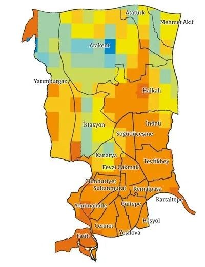İstanbul'da en riskli-güvenli mahalleler neresi? İşte İlçe ilçe deprem-zemin haritası - Resim: 23