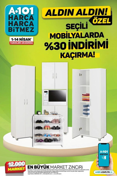 A101 marketten nisan ayına özel yeni indirimli ürünler listesi - Resim: 15