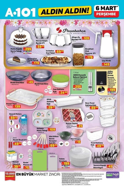 İşte A101 6 Mart indirimli ürünler! Elektrikli süpürge, televizyon ünitesi, tost makinesi, kahve makinesi... - Resim: 6