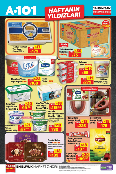 A101 12 Nisan 2025 indirimli ürünler! İşte 12 Nisan A101'in Cumartesi fırsat kataloğu - Resim: 1