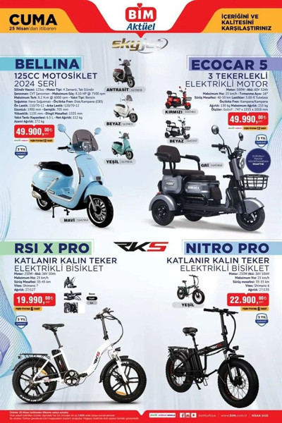 BİM 25 Nisan cuma aktüel kataloğu: Tencere seti ve süpürge çeşitleri, airfryer, bebek ürünleri... - Resim: 4