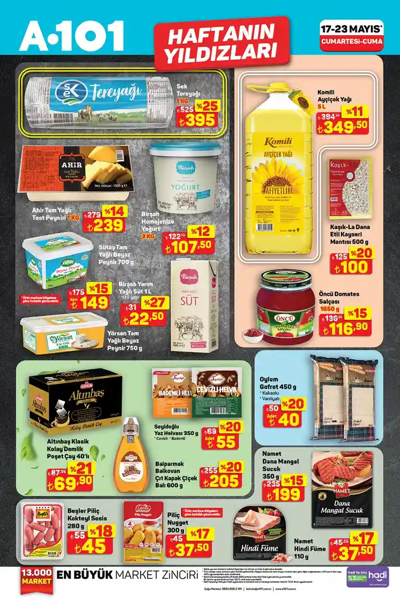 A101 18-23 Mayıs 2025 aktüel ürünler! İşte 18-23 Mayıs A101'in indirimli fiyat listesi - Resim: 1