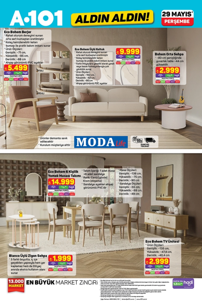 A101 aktüel ürünler kataloğunda bu hafta yok yok! Kahve makinesi, kıyma makinesi ve mobilya takımı satışta! - Resim: 12