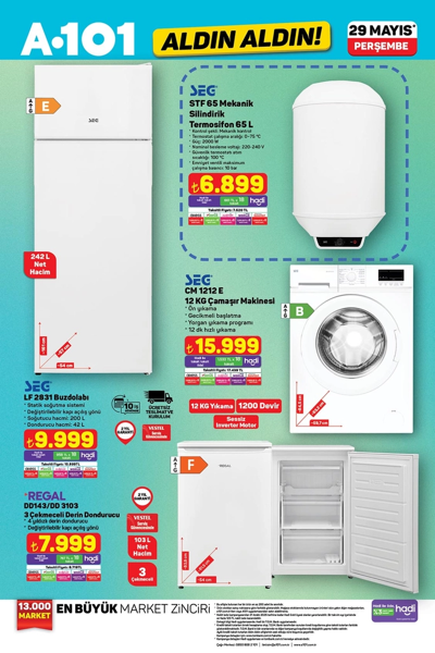 A101 aktüel ürünler kataloğunda bu hafta yok yok! Kahve makinesi, kıyma makinesi ve mobilya takımı satışta! - Resim: 11