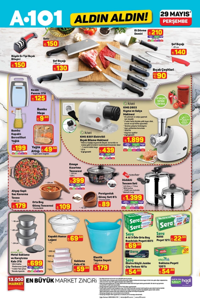 A101 aktüel ürünler kataloğunda bu hafta yok yok! Kahve makinesi, kıyma makinesi ve mobilya takımı satışta! - Resim: 8