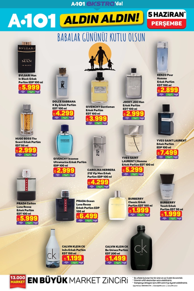 A101’de marka yağmuru! Babalar Günü'ne özel lüks ayakkabı, saat ve parfüm A101’de satışta! - Resim: 3