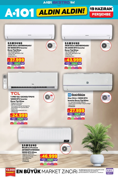 A101’e klima, gardırop ve oyun konsolu geldi! 19-25 Haziran A101 aktüel ürünler kataloğu fırsatlarla dolu - Resim: 3