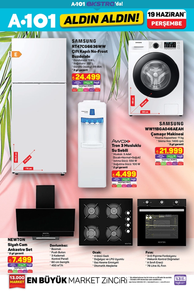 A101’e klima, gardırop ve oyun konsolu geldi! 19-25 Haziran A101 aktüel ürünler kataloğu fırsatlarla dolu - Resim: 19