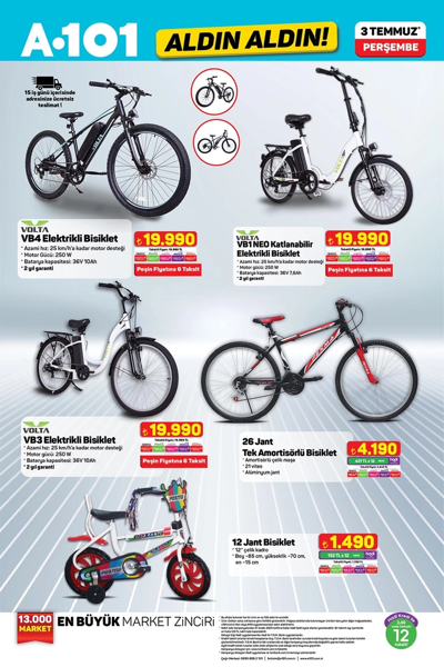 A101'e elektrikli bisiklet, kamp çadırı ve motosiklet geliyor! 3 Temmuz aktüel ürünler kataloğu yayımlandı - Resim: 9