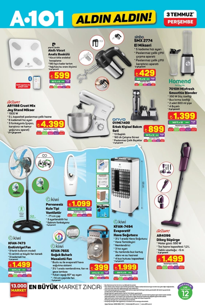 A101'e elektrikli bisiklet, kamp çadırı ve motosiklet geliyor! 3 Temmuz aktüel ürünler kataloğu yayımlandı - Resim: 8