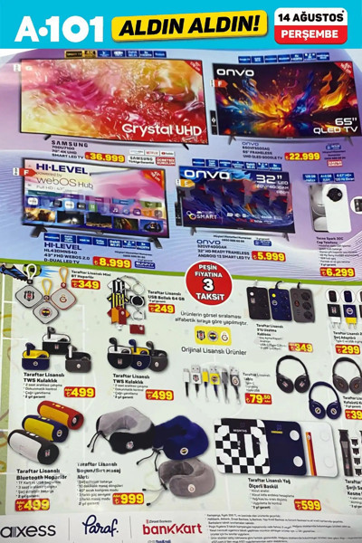 A101 aktüel ürünler kataloğu yayımlandı! İndirimler 14 Ağustos 2025'te başlayacak - Resim: 2