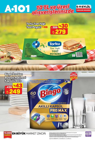 A101 5 Eylül Haftanın Yıldızları indirimleri geldi! Temizlik ürünleri öne çıkıyor - Resim: 4