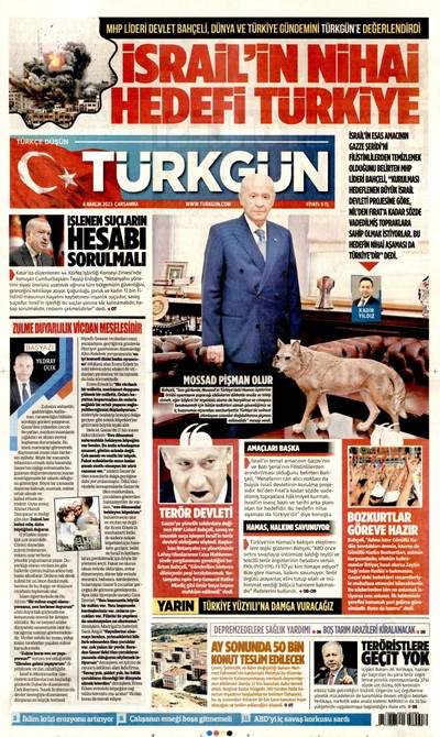 Türkgün Gazetesi Manşeti
