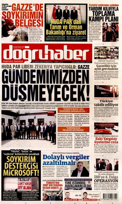 Doğru Haber Gazetesi Manşeti
